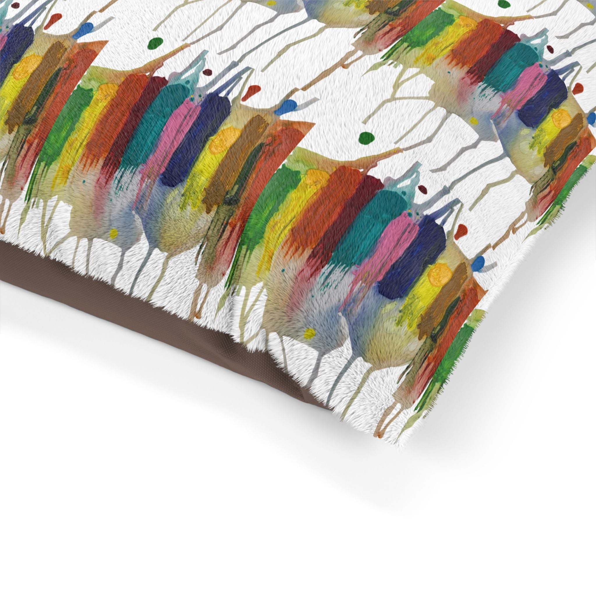 Crazy Brush Stroke Pet Bed