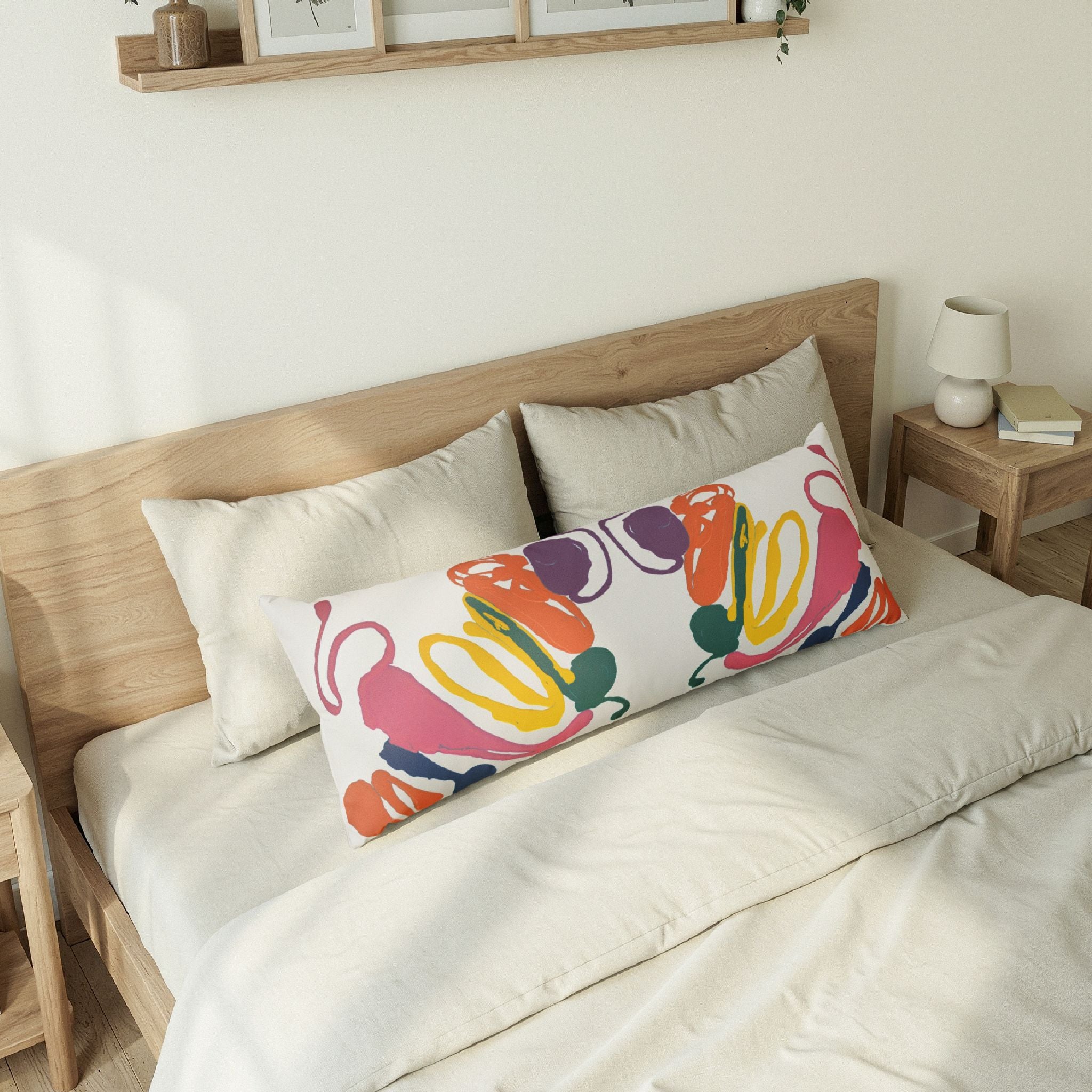 Playful Current Body Pillow