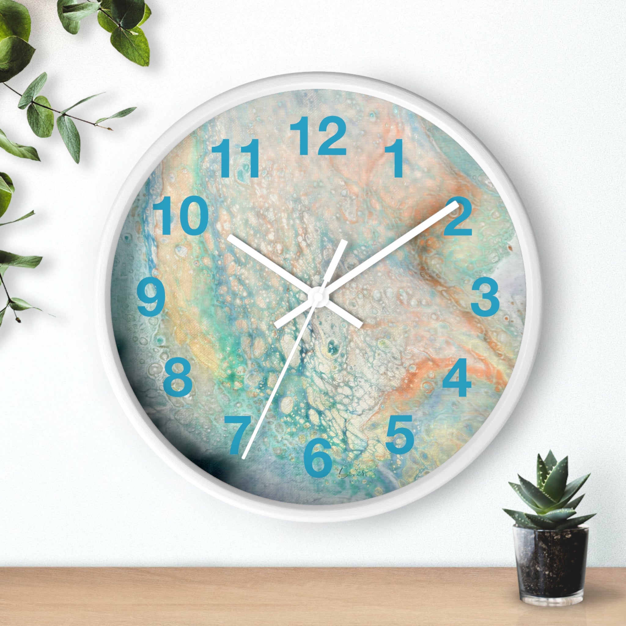 Coastal Dreams Wall Clock Home Décor