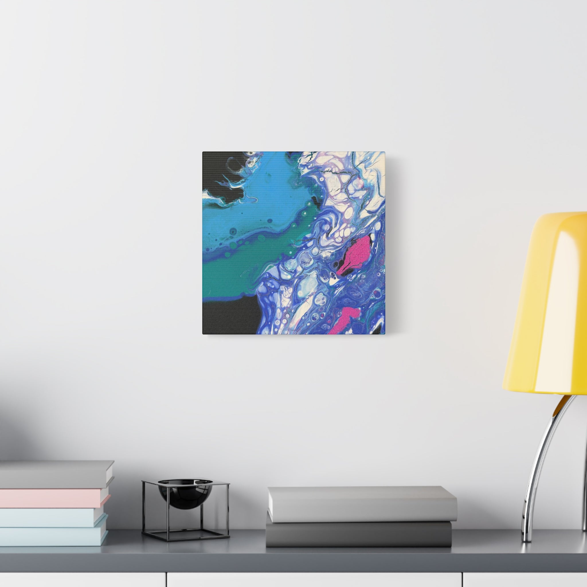 Electric Ocean Canvas Print