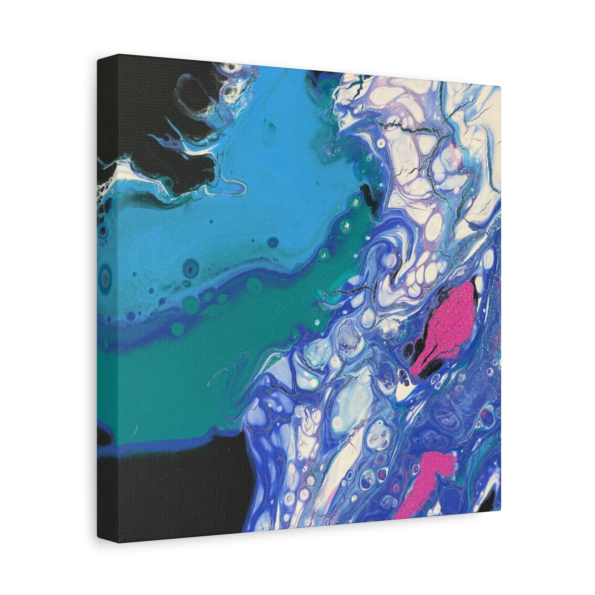 Electric Ocean Canvas Print