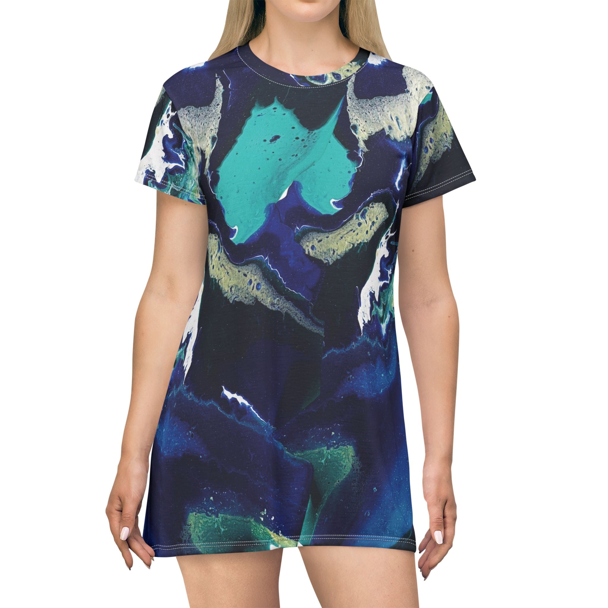 Ocean Vibes T-Shirt Dress