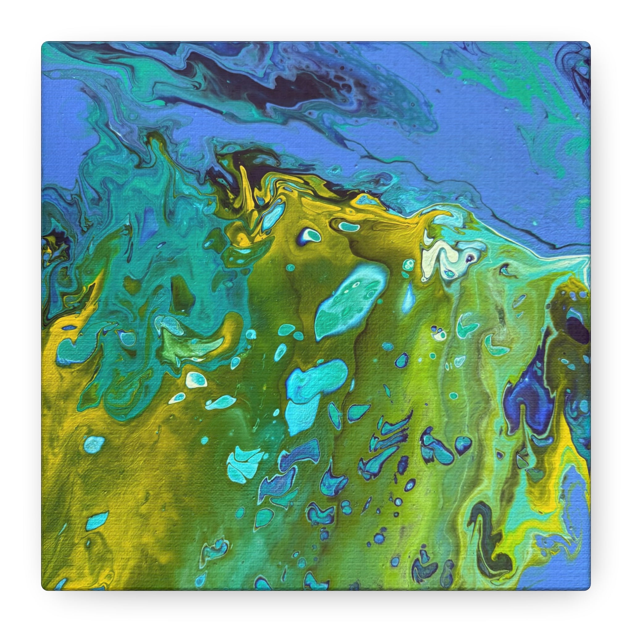 Golden Tides Matte Canvas Print