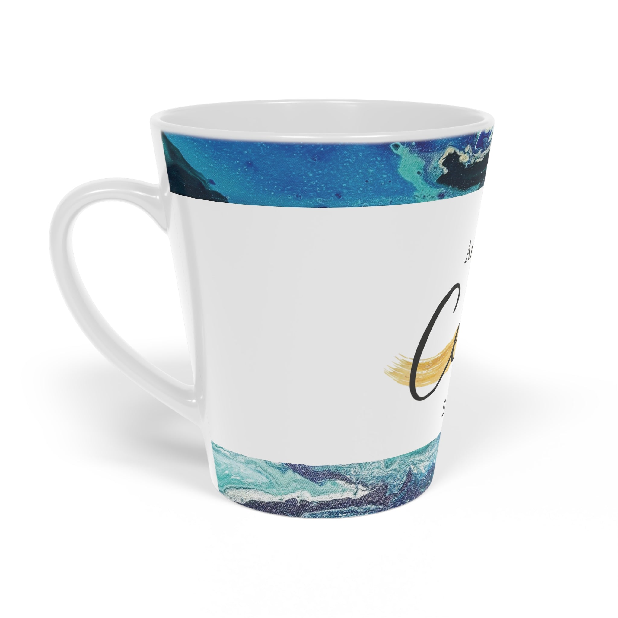 Art By Celeste Studio Ceramic Coffee Cup, 12oz