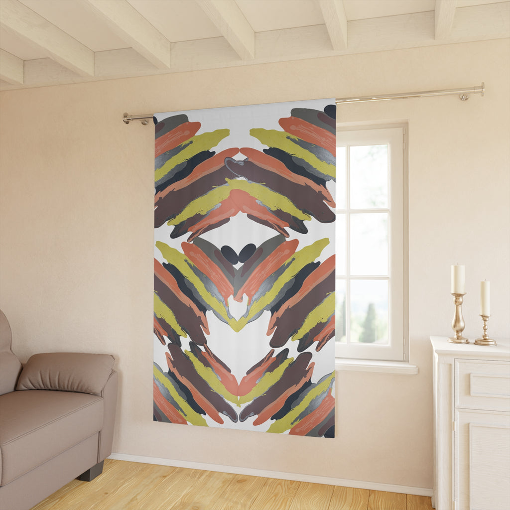 Urban Rhythm Art Curtain Panel