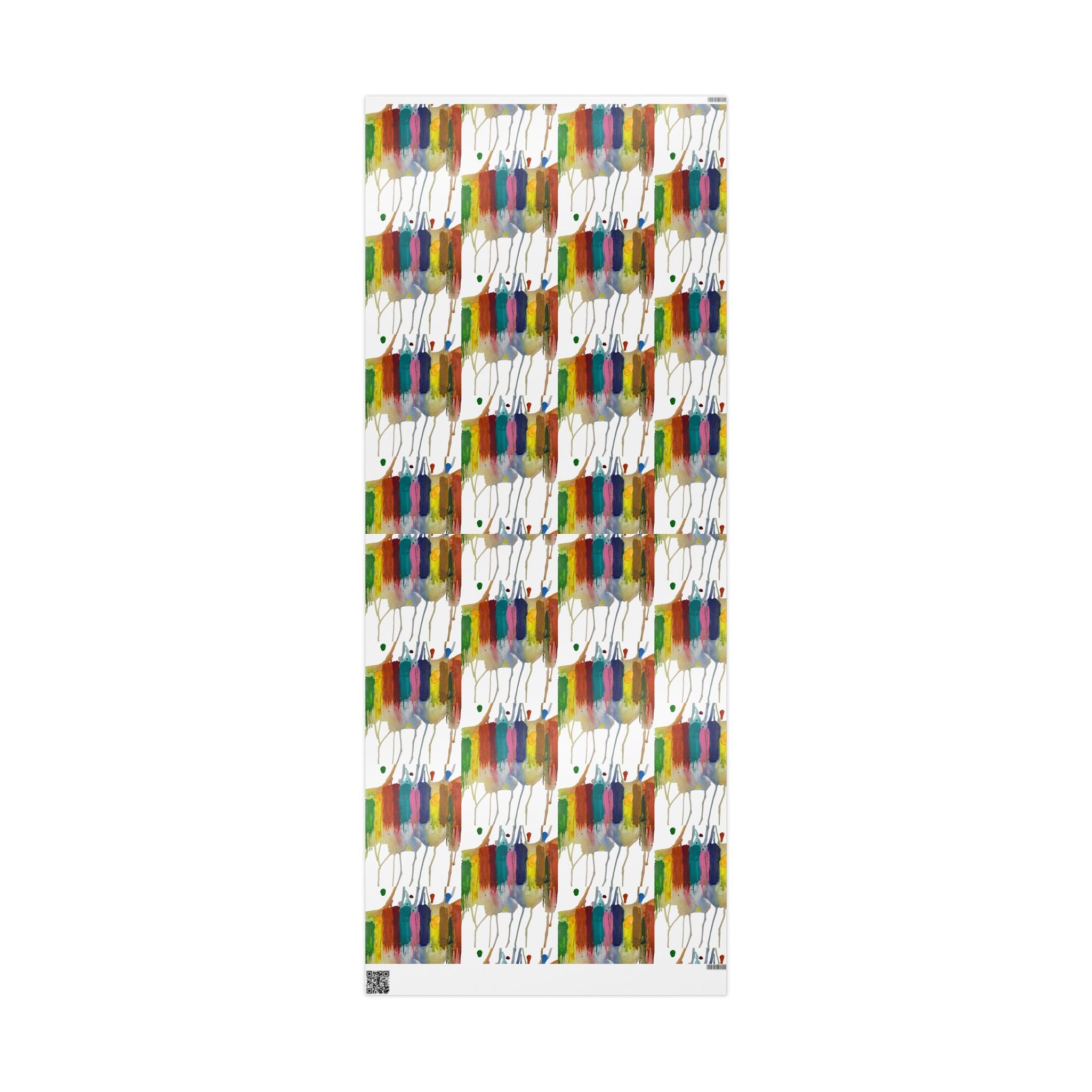 Crazy Brush Stroke Wrapping Paper