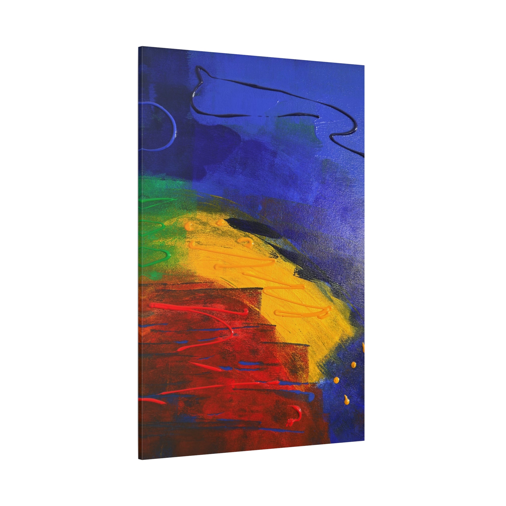 Crossroads of Color Matte Canvas Print