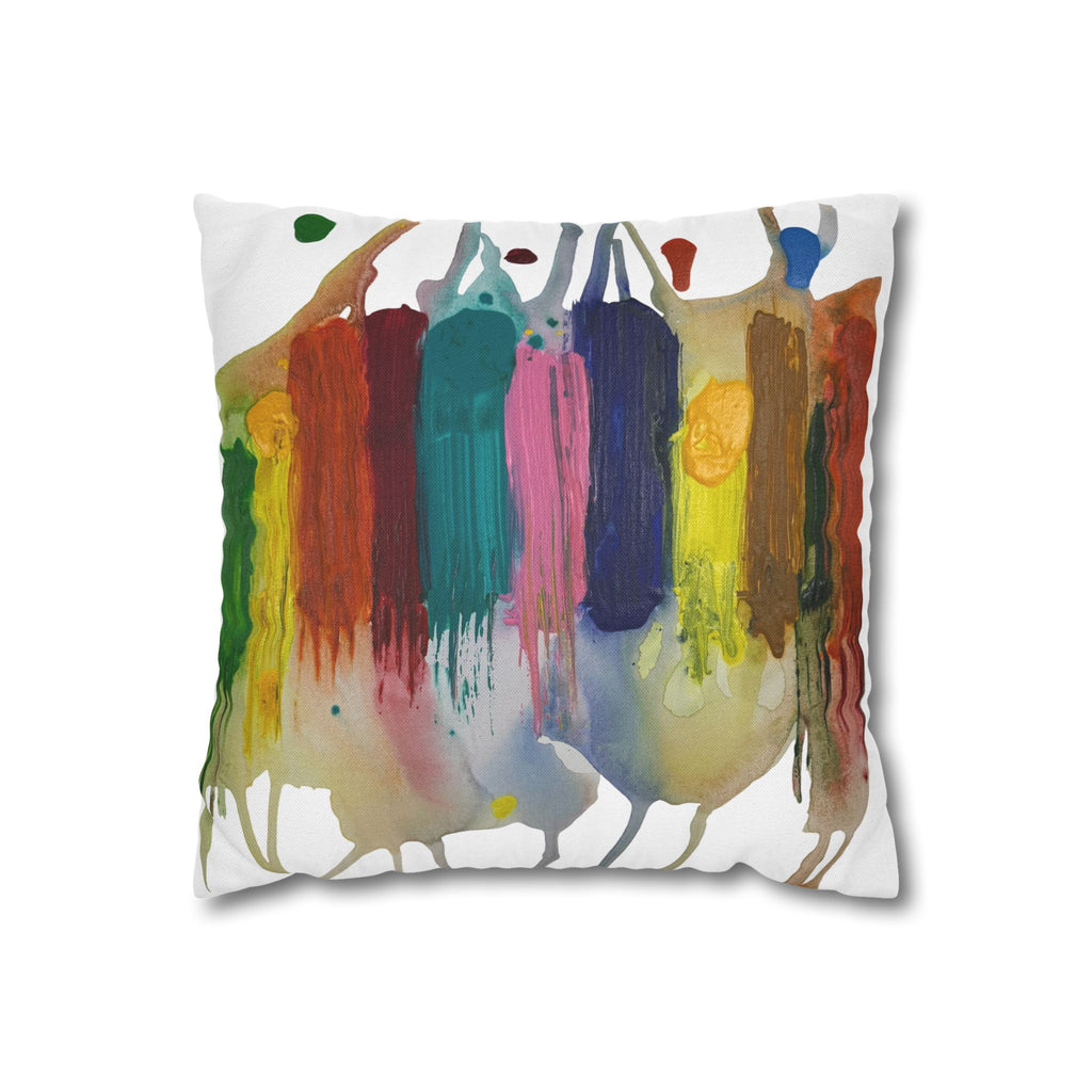 Crazy Brush  Stroke Square Pillowcase Cushion Cover